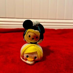Disney Tsum Tsum Vacation Mickey Scuba Diver & Surfing Donald lot of 2